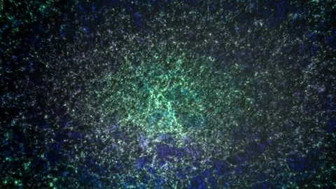 Abstract Greenish Particles Slow Motion Background Stock Footage 274034345