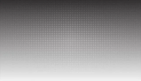 Abstract grey and white halftone dot pattern background texture with modern Stock Illustration