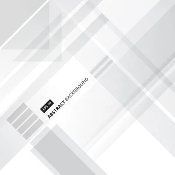Abstract grey and white technology geometric shape corporate design backgroun Stock Illustration