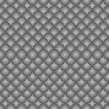 Abstract grey background with balls Stock Illustration