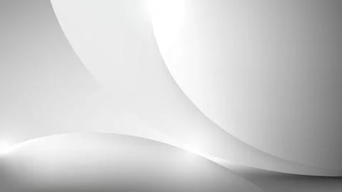 Abstract grey background smooth sweeping silver curves and elegant white gr.. Stockillustratie