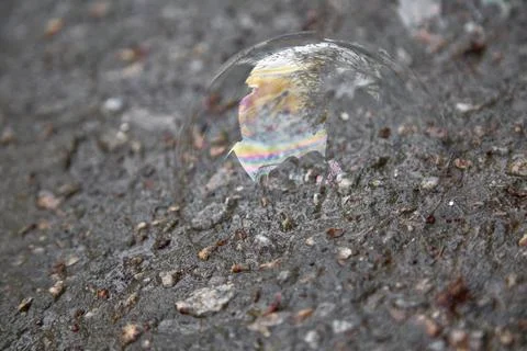 Abstract grey bubbles background. Chemical liquid concept Stock Photos