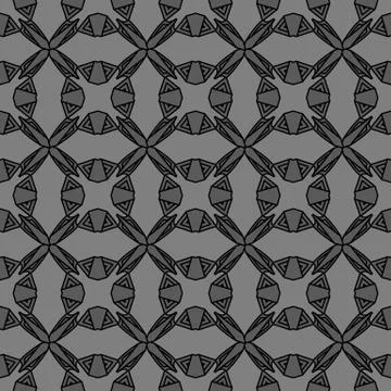 Abstract grey celtic seamless pattern in viking or celtic style Illustrazione stock