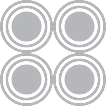 Abstract grey circle pattern seamless geometric Stock-Illustration