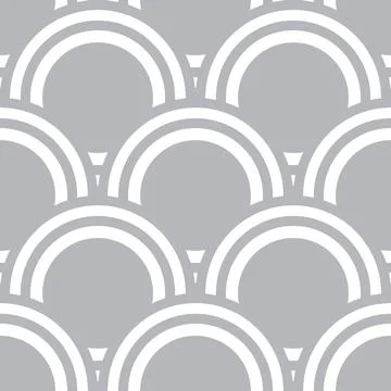 Abstract grey circle pattern seamless geometric Stock-Illustration