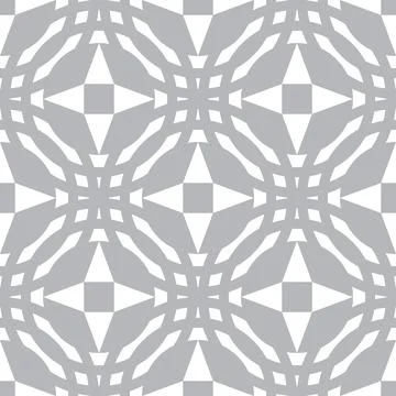 Abstract grey circle pattern seamless geometric Stock Illustration