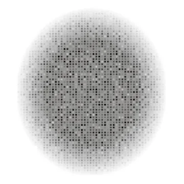 Abstract Grey Creative Pixel Technology Background Stock Illustration