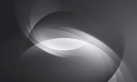 Abstract grey curved wave background. smooth curve. Stockillustratie