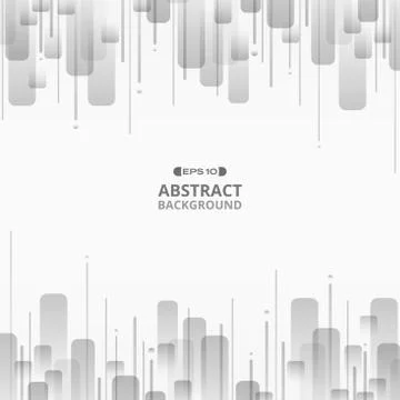 Abstract of grey geometric pattern background with space. Stockillustratie