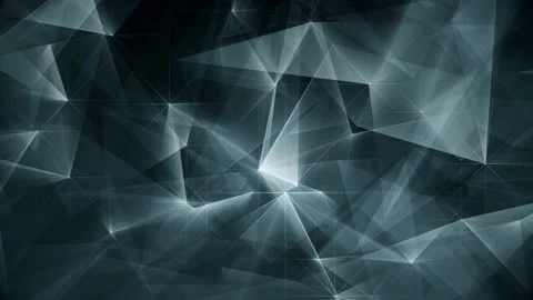Abstract Grey Glowing Edges Background Loop Stock Footage 203442127