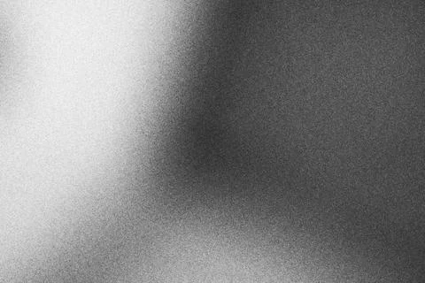 Abstract grey gradient background with soft light and grainy texture Stock Photos