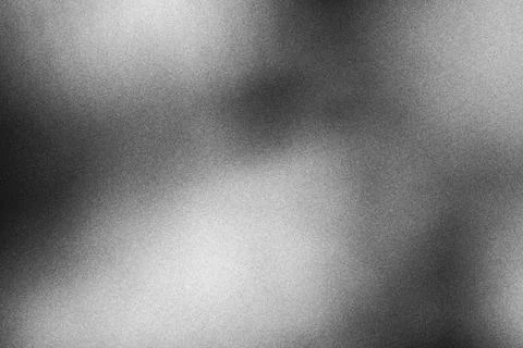 Abstract grey gradient background with soft light and grainy texture effect Stock Photos