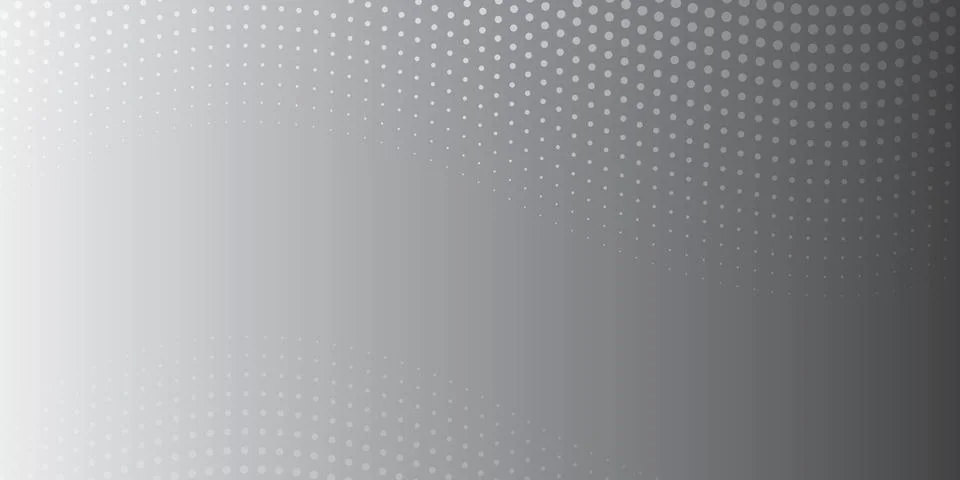 Abstract grey halftone wave background vector illustration with gradient white Stock Illustration