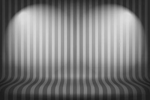 Abstract grey interior with stripes on the wall. Design product template. 3.. Stock-Illustration