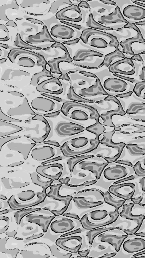 Abstract grey liquid fluid marble waves motion background Stock Footage 346748931