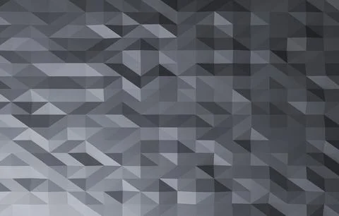 Abstract grey low poly geometric background Illustrazione stock