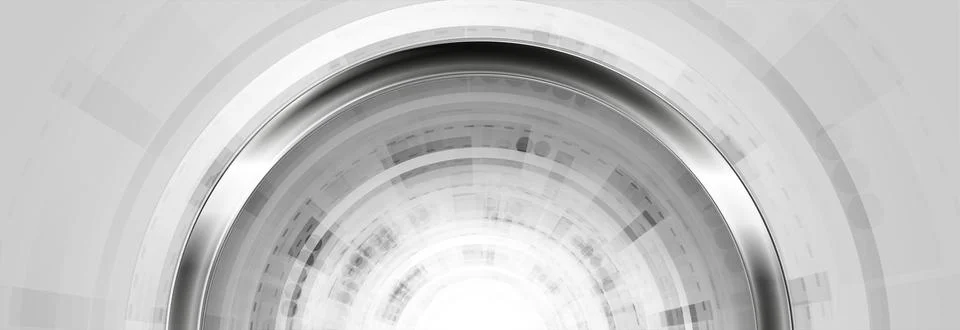 Abstract grey metallic technology background Stock Illustration