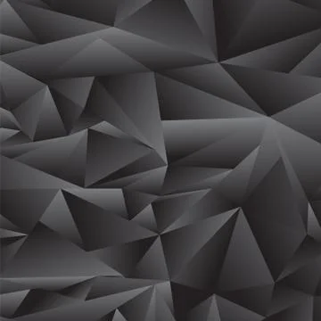 Abstract Grey Polygonal Pattern Stock Illustration