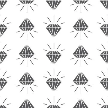 Abstract grey seamless pattern with diamonds 스톡 일러스트