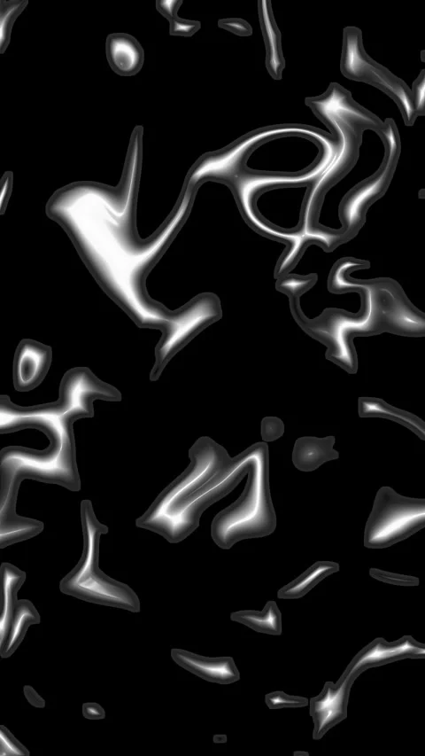 Abstract grey shapes on a black background suitable for modern design projects Stock Footage 306221735