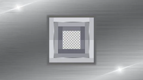 Abstract grey silver geometric background with copy space Stock Illustration