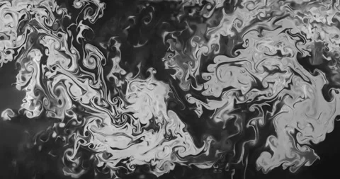 Abstract grey, silver moving background fluid liquid with swirls as background Stock Footage 267958489