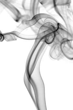 Abstract grey smoke background Stock Photos