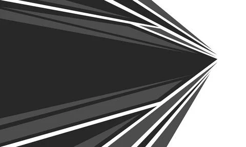 Abstract grey speed line direction geometric on white design modern future Stock Illustration