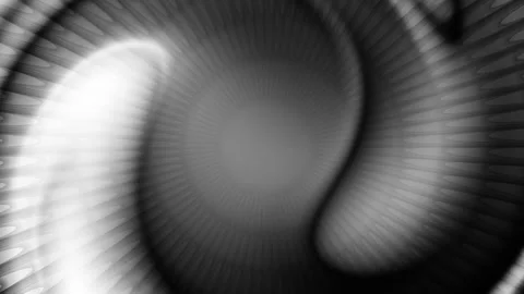 Abstract grey spiral with light and dark sections, suitable for backgrounds, tex Stock Footage 324603590
