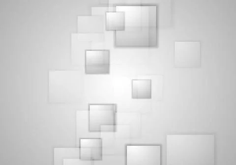 Abstract grey squares tech background Abstract grey squares tech vector ba... Foto stock