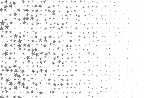 Abstract grey stars pattern fading background Illustrazione stock