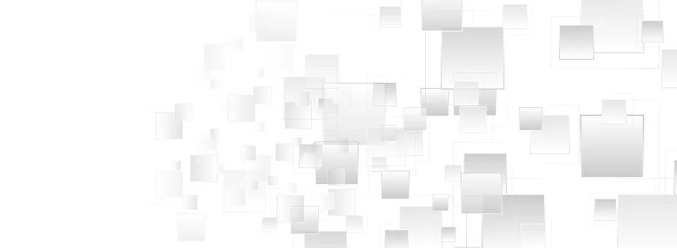 Abstract grey tech geometric background with glossy squares Stock Illustration