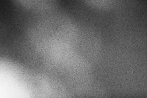 Abstract grey texture with soft light gradient and grainy film noise effect Stock Photos