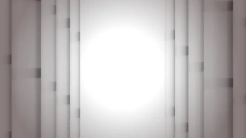 Abstract grey vertical columns with bright light flares. 4K Video stock 341847665