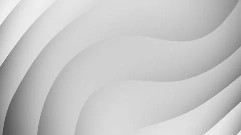 Abstract grey waves sleek loop animation. Stock Footage 286408930