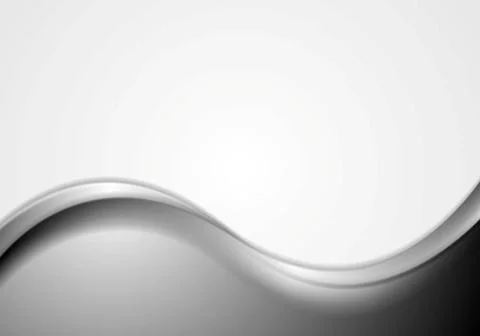Abstract grey wavy background Abstract grey wavy background. Vector illust... Foto stock