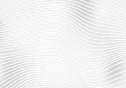 Abstract grey white wavy lines vector background 스톡 일러스트