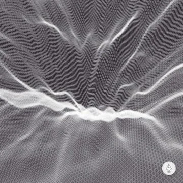 Abstract grid background. 3d technology vector illustration Stock Illustration