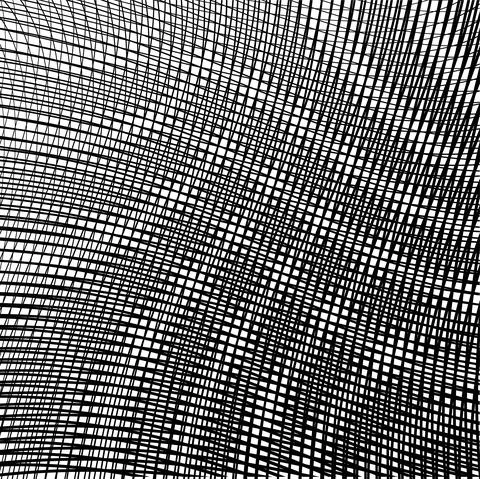 Abstract grid background with crossed stripes texture and moire effect. Stock Illustration