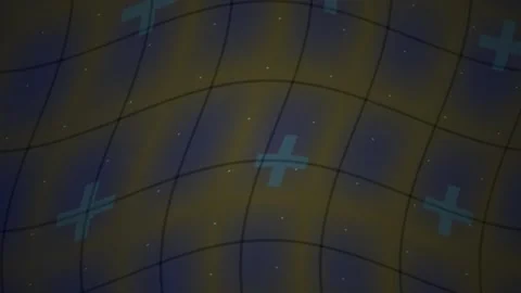 Abstract grid background with plus signs. Stock-Footage 335504633