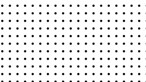 Abstract grid of black dots on white background ideal for corporate themes Stock Footage 338386515