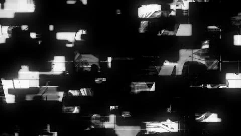 Abstract grid with fantastic structure, computer generated abstract background Stock Illustration