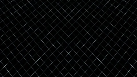 Abstract grid lines pattern loop motion on black background Stock Footage 341435101
