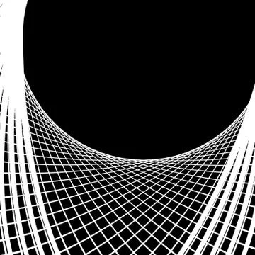 Abstract grid, mesh background. Intersecting lines monochrome pattern. Web, n Illustrazione stock
