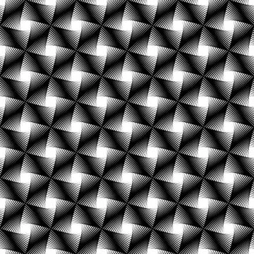 Abstract grid, mesh background. Monochrome reticulate geometric, grillage pat Stock Illustration