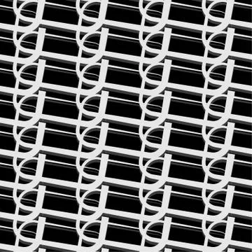 Abstract grid, mesh background / pattern. Seamlessly repeatable. Stock Illustration