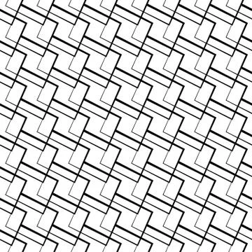 Abstract grid, mesh background with rectangular edgy shapes. Minimal monochro Stock Illustration