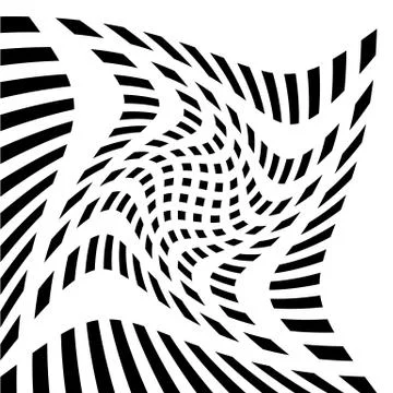 Abstract grid, mesh backgrounds with different distortions. Stock Illustration