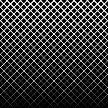 Abstract grid, mesh black and white pattern. vector Stockillustratie