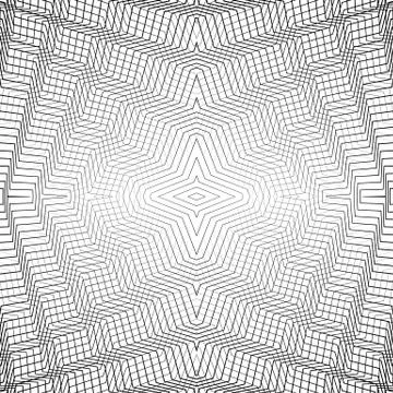 Abstract grid, mesh geometric pattern with thin intersecting lines Illustrazione stock